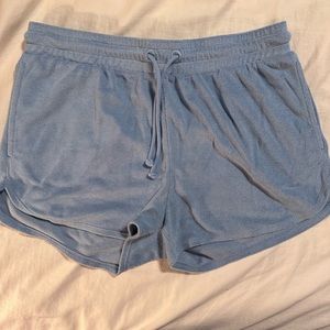 J Crew tie waist towel terry short